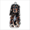 CMS-1130-C10 English Cocker Spaniel Black & Tan Bag Charm | 0.125Acrylic Bag Charm | Case of 10