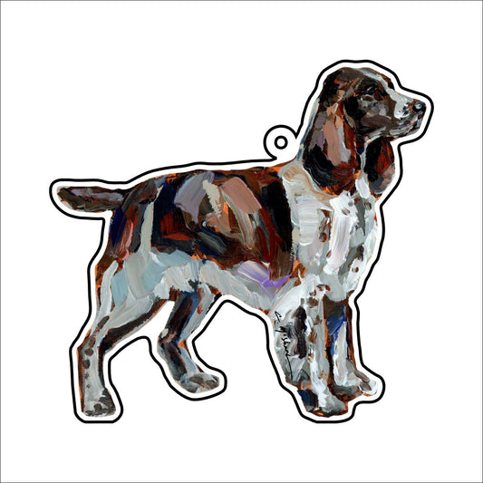 CMS-1134-C10 English Springer Spaniel Bag Charm | 0.125Acrylic Bag Charm | Case of 10