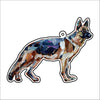 CMS-1141-C10 German Shepherd Bag Charm | 0.125Acrylic Bag Charm | Case of 10