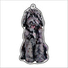 CMS-1152-C10 Goldendoodle Chocolate Bag Charm | 0.125Acrylic Bag Charm | Case of 10