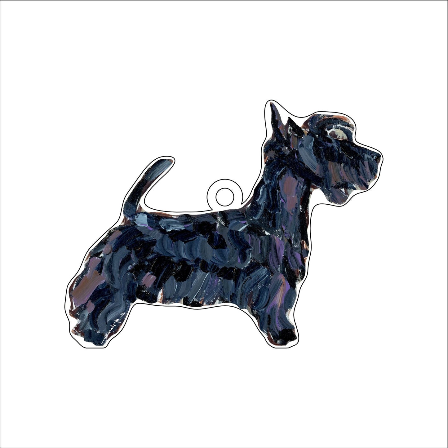 Scottie | 0.25in. Acrylic Ornament | Case of 25