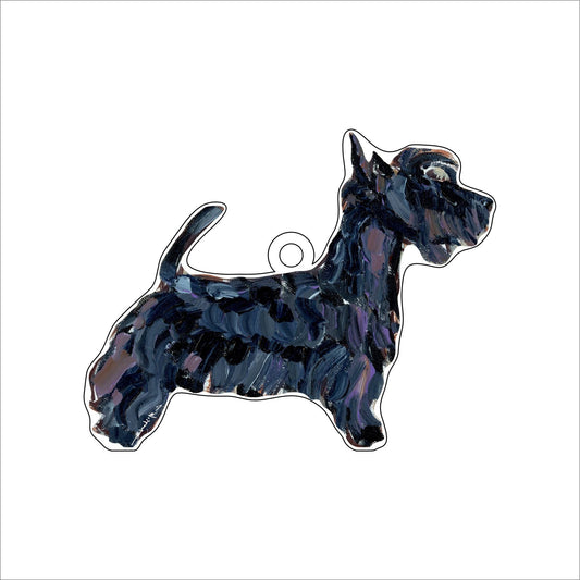 Scottie | 0.25in. Acrylic Ornament | Case of 25