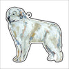 CMS-1160-C10 Great Pyrenees Bag Charm | 0.125Acrylic Bag Charm | Case of 10