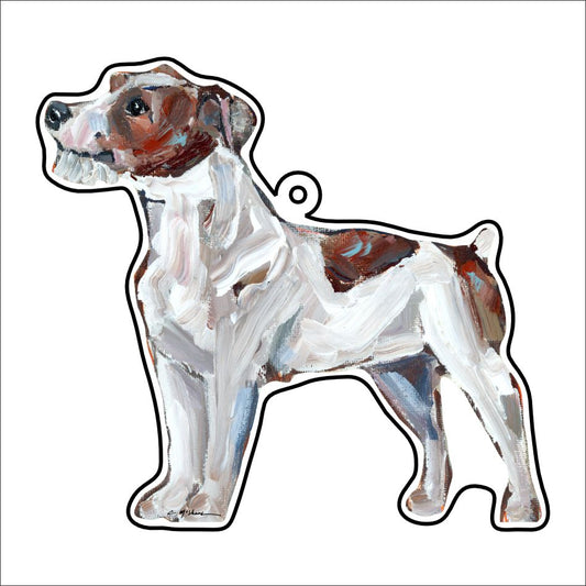 CMS-1161-C10 Jack Russell Wire-Haired Bag Charm | 0.125Acrylic Bag Charm | Case of 10