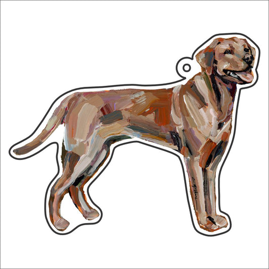 CMS-1164-C10 Lab Red Fox Bag Charm | 0.125Acrylic Bag Charm | Case of 10