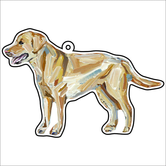 CMS-1166-C10 Lab Yellow Bag Charm | 0.125Acrylic Bag Charm | Case of 10