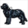 CMS-1171-C10 Newfoundland Black Bag Charm | 0.125Acrylic Bag Charm | Case of 10