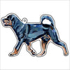 CMS-1183-C10 Rottweiler Bag Charm | 0.125Acrylic Bag Charm | Case of 10