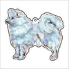 CMS-1186-C10 Samoyed Bag Charm | 0.125Acrylic Bag Charm | Case of 10