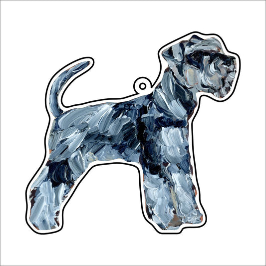 CMS-1187-C10 Schnauzer Bag Charm | 0.125Acrylic Bag Charm | Case of 10