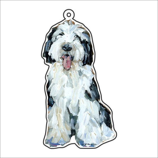 CMS-1189-C10 Sheepadoodle I Bag Charm | 0.125Acrylic Bag Charm | Case of 10