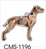 CMS-1196-C10 Vizsla Bag Charm | 0.125Acrylic Bag Charm | Case of 10