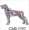 CMS-1197-C10 Weimaraner Bag Charm | 0.125Acrylic Bag Charm | Case of 10