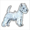 CMS-1198-C10 Westie Bag Charm | 0.125Acrylic Bag Charm | Case of 10