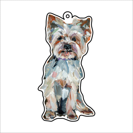 CMS-1199-C10 Yorkie Light Bag Charm | 0.125Acrylic Bag Charm | Case of 10