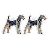 CMS-1202-C10 Airedale Earring Pair | 0.125Acrylic Earring | Case of 10