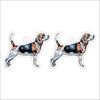 CMS-1209-C10 Beagle Earring Pair | 0.125Acrylic Earring | Case of 10