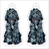CMS-1214-C10 Black Small Doodle Earring Pair | 0.125Acrylic Earring | Case of 10