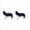 CMS-1230-C10 Cavalier King Charles Tri Earring Pair | 0.125Acrylic Earring | Case of 10