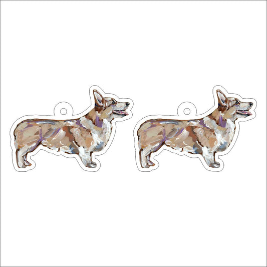 CMS-1239-C10 Corgi Blonde Earring Pair | 0.125Acrylic Earring | Case of 10