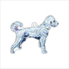 White Goldendoodle | 0.25in. Acrylic Ornament | Case of 25