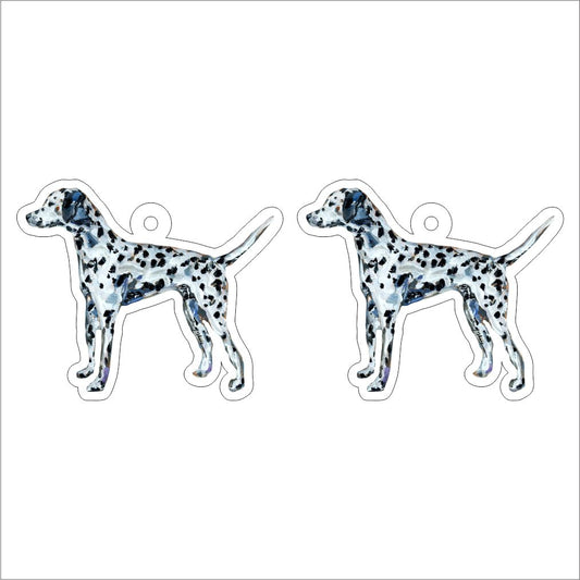 CMS-1244-C10 Dalmatian Earring Pair | 0.125Acrylic Earring | Case of 10