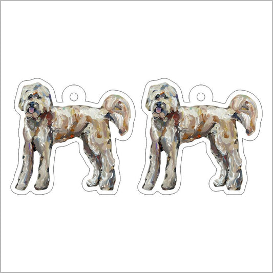 CMS-1248-C10 Doodle Love Earring Pair | 0.125Acrylic Earring | Case of 10