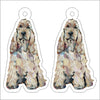 CMS-1249-C10 English Cocker Light Earring Pair | 0.125Acrylic Earring | Case of 10