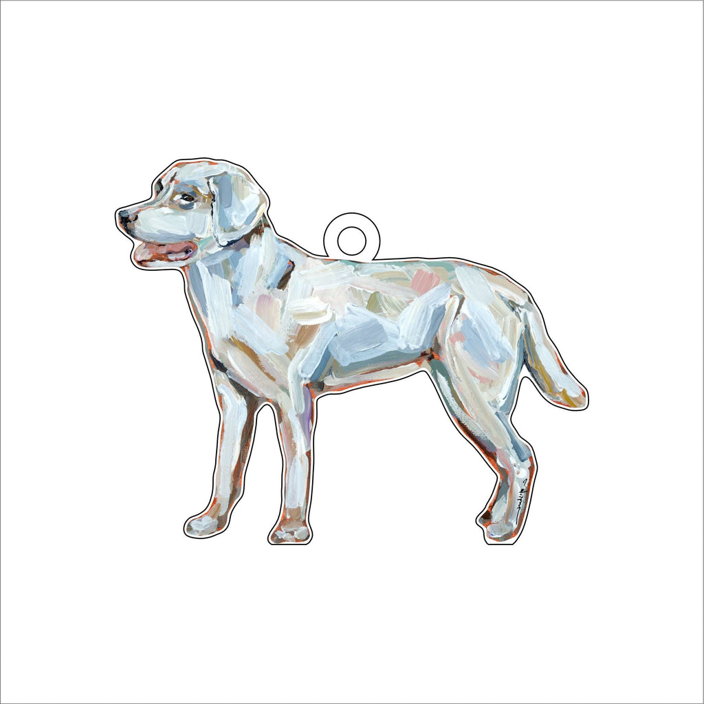 White Lab | 0.25in. Acrylic Ornament | Case of 25