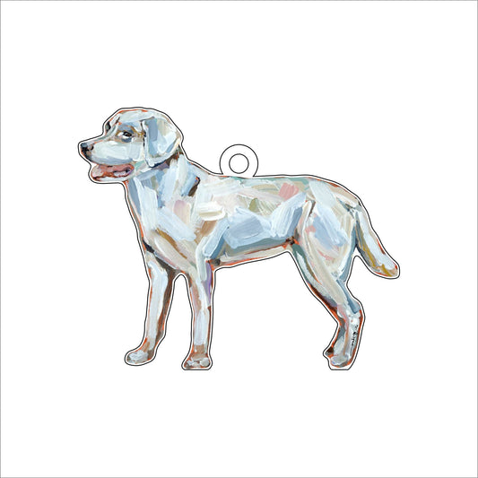 White Lab | 0.25in. Acrylic Ornament | Case of 25