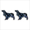 CMS-1250-C10 English Cocker Spaniel (Black) Earring Pair | 0.125Acrylic Earring | Case of 10