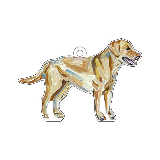 Yellow Lab | 0.25in. Acrylic Ornament | Case of 25