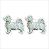 CMS-1288-C10 Maltese Short Hair Earring Pair | 0.125Acrylic Earring | Case of 10