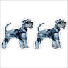 CMS-1307-C10 Schnauzer Earring Pair | 0.125Acrylic Earring | Case of 10