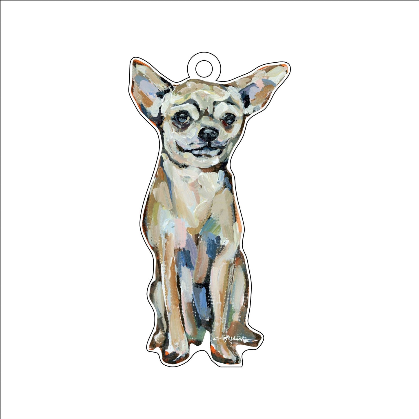 Chihuahua Light | 0.25in. Acrylic Ornament |  Case of 25