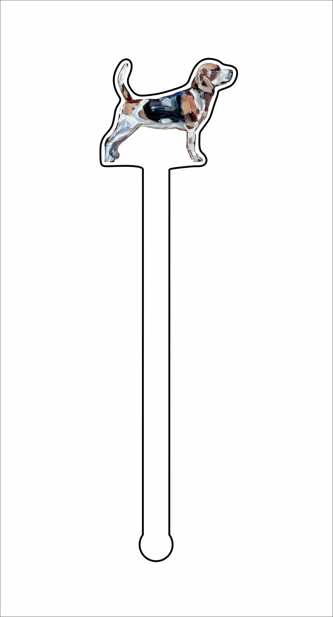 CMS-1329-C4 Beagle Stirrer | 0.125Acrylic Stirrer | Case of 4