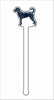 CMS-1333-C4 Black Labradoodle Stirrer | 0.125Acrylic Stirrer | Case of 4