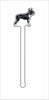 CMS-1338-C4 Boston Terrier Stirrer | 0.125Acrylic Stirrer | Case of 4