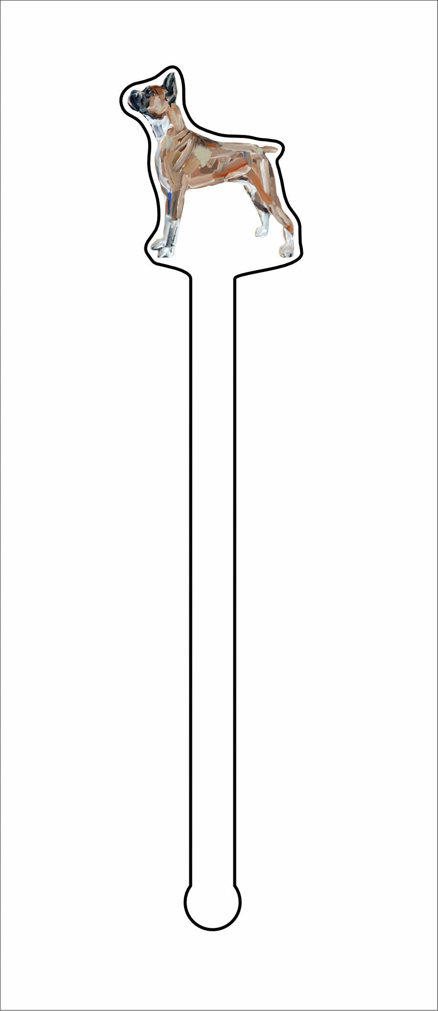 CMS-1339-C4 Boxer Stirrer | 0.125Acrylic Stirrer | Case of 4
