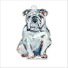 English Bulldog White | 0.25in. Acrylic Ornament | Mix and Match (any 10+)