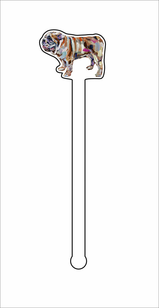 CMS-1343-C4 Bulldog Abstract Stirrer | 0.125Acrylic Stirrer | Case of 4