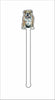 CMS-1344-C4 Bulldog Fawn & White Stirrer | 0.125Acrylic Stirrer | Case of 4