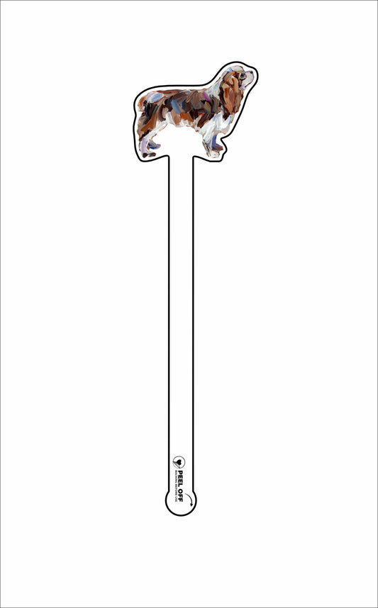 CMS-1348-C4 Cavalier King Charles Blenheim Stirrer | 0.125Acrylic Stirrer | Case of 4