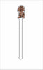 CMS-1349-C4 Cavalier King Charles Ruby Sitting Stirrer | 0.125Acrylic Stirrer | Case of 4