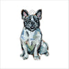 Frenchie Black & White | 0.25in. Acrylic Ornament | Mix and Match (any 10+)