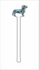 CMS-1361-C4 Dachshund Abstract Stirrer | 0.125Acrylic Stirrer | Case of 4