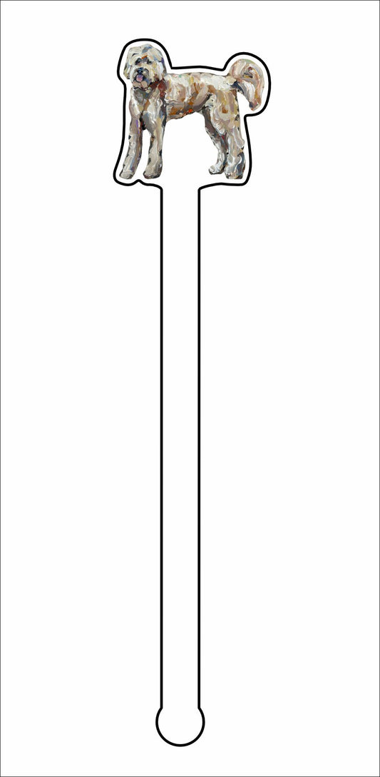 CMS-1368-C4 Doodle Love Stirrer | 0.125Acrylic Stirrer | Case of 4