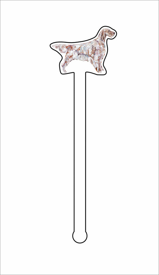 CMS-1375-C4 English Setter Light Stirrer | 0.125Acrylic Stirrer | Case of 4