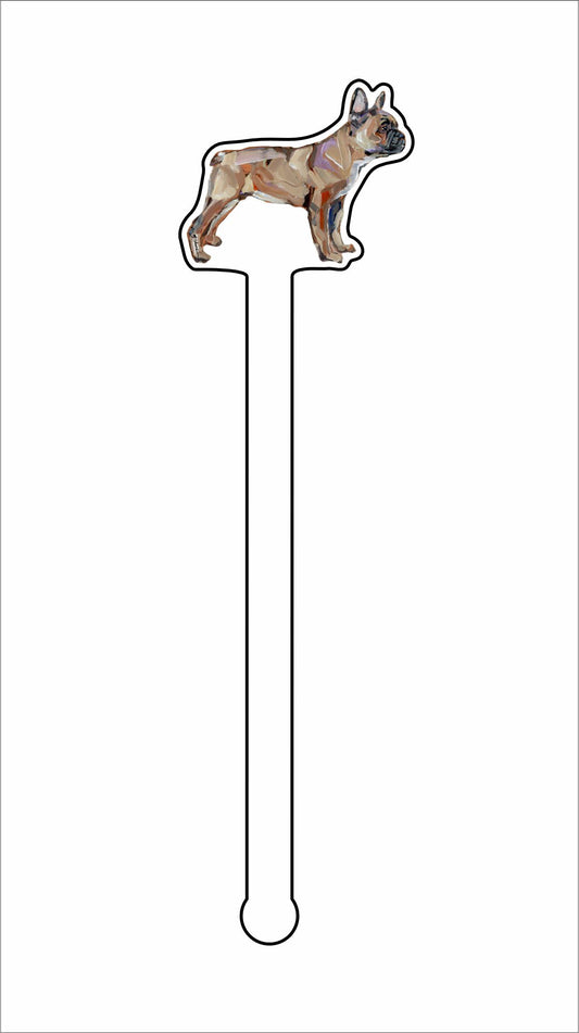 CMS-1379-C4 Frenchie Blonde Stirrer | 0.125Acrylic Stirrer | Case of 4