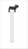 CMS-1381-C4 Frenchie Brindle Stirrer | 0.125Acrylic Stirrer | Case of 4